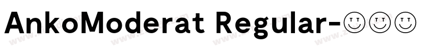 AnkoModerat Regular字体转换